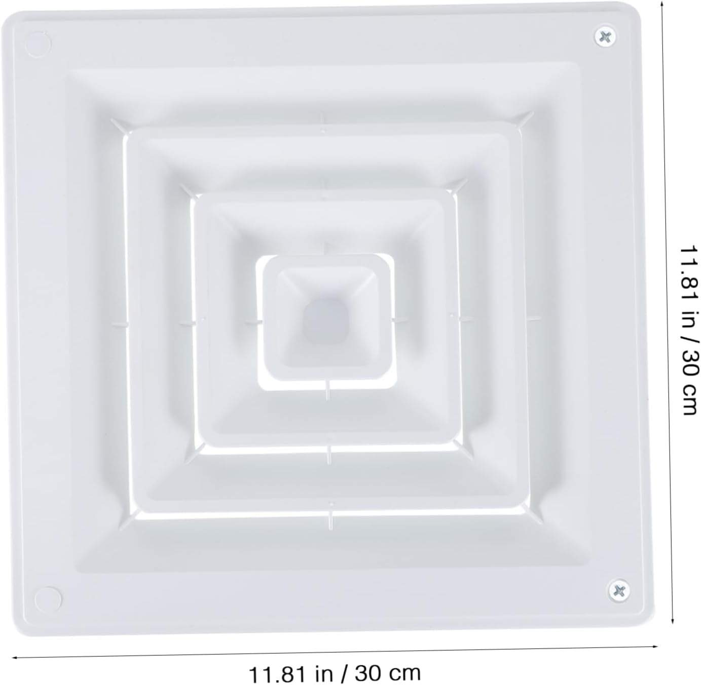 ARTIBETTER 4pcs Air Supply Register Grille Drop Ceiling Vent Cover for System Sturdy Construction for Bathroom Kitchen and Office Ventilation