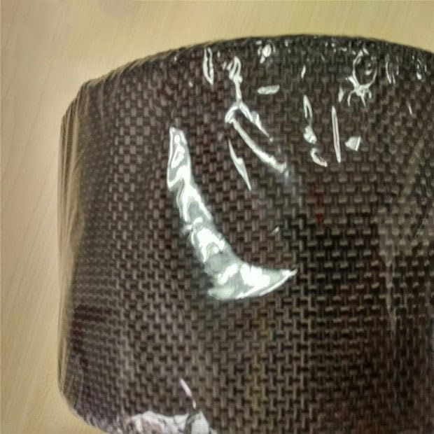 Premium Black Carbon Fiber Fabric Braid Belt - 20mm/30mm Wide Plain Woven Cloth, 3K 280g, 1 Piece(25mmx3meters)