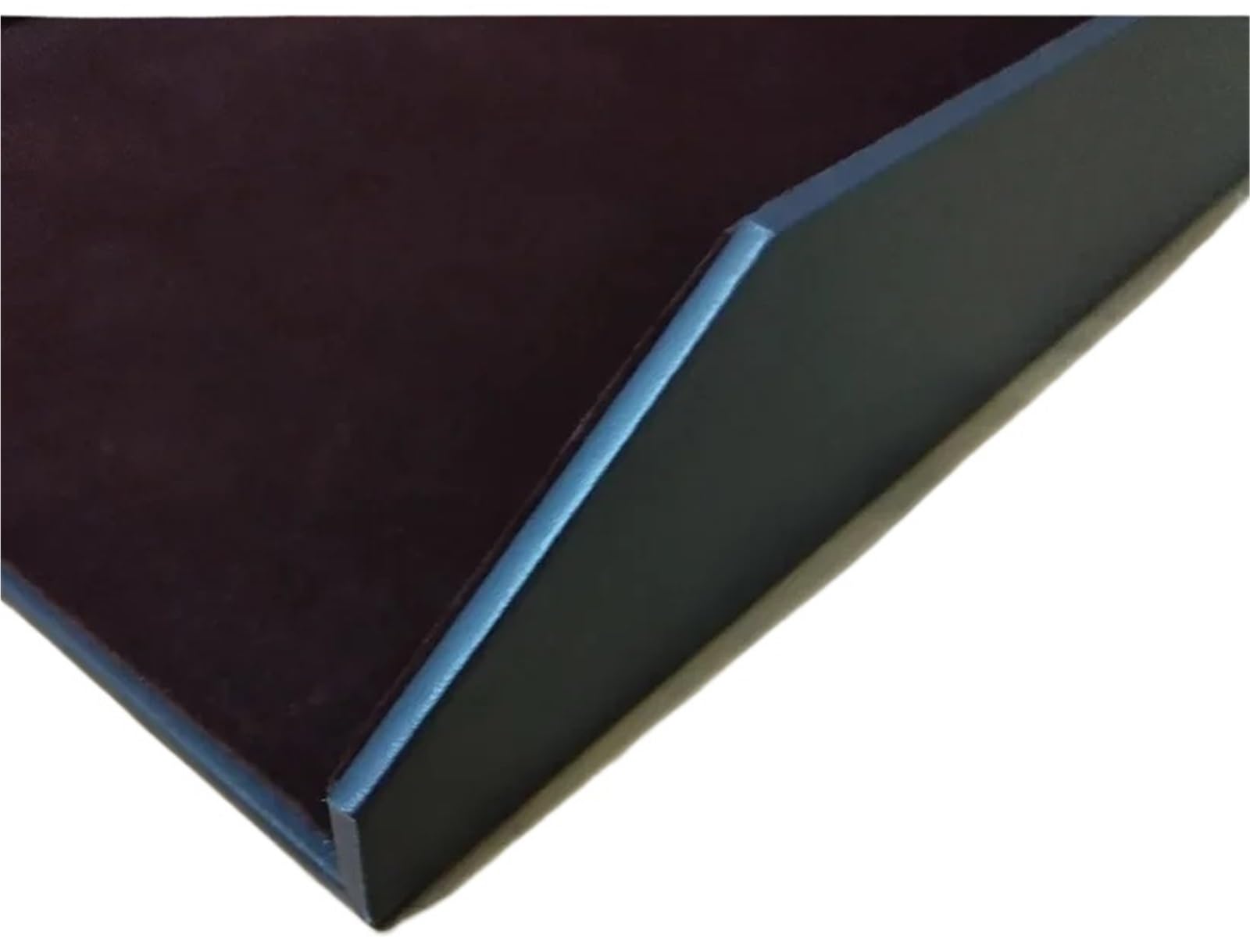 Vassoio per Lettere Organizer da Tavolo Vassoio A4 Accessori Riviste Carta Ufficio Portadocumenti Scatola Portadocumenti Portadocumenti Pelle Nera per Ufficio(Black)