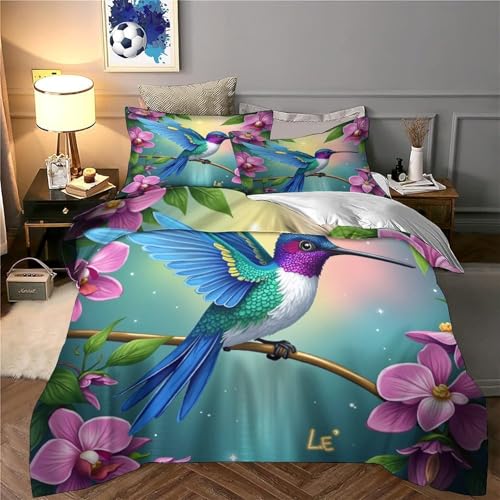 Parure de Lit Colibri 3D en Microfine Haute Densité Douceur Unique - 6