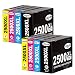 Produktbild Jagute Canon PGI-2500XL Multipack Ersatz für Canon PGI-2500 2500XL Druckerpatronen Kompatibel mit Canon Maxify MB5050 MB5150 MB5155 MB5350 MB5450 MB5455 iB4050 iB4150 (2 Schwarz/2Cyan/2Magenta/2Gelb)
