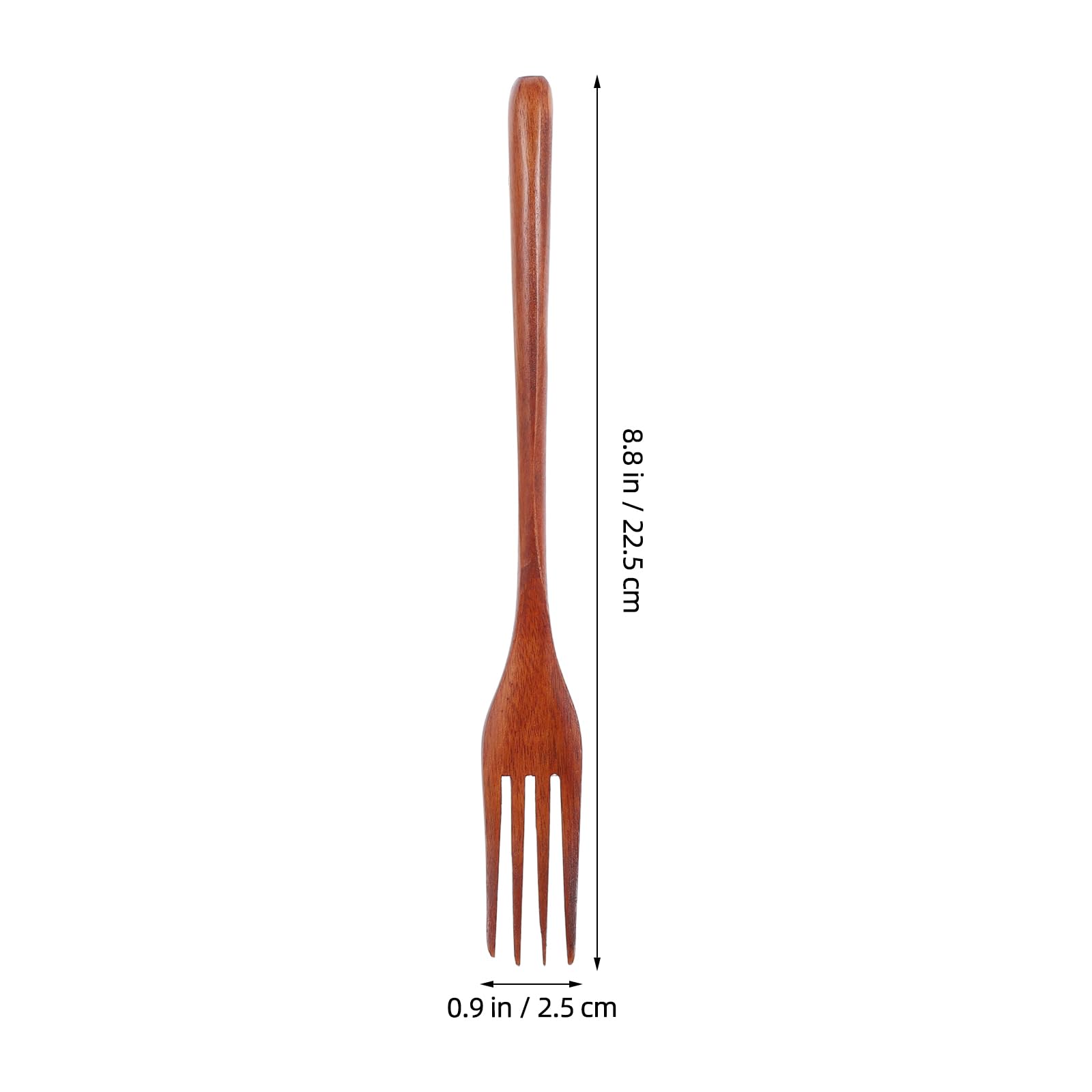 Cabilock Wooden Forks: Japanese Style Reusable Wood Tasting Fork for Salad, Pasta, Grill, Fruit, Noodles - Kitchen Cooking Serving Utensil — Amazon image 4
