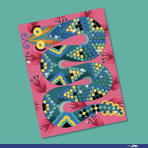 Djeco DJ09422 Lga Mosaics Deep In The Jungle - Create Your Own Mosaic Masterpiece - Fun & Creative For Family & Friends - Educational, Sticker Craft Kit thumb #7