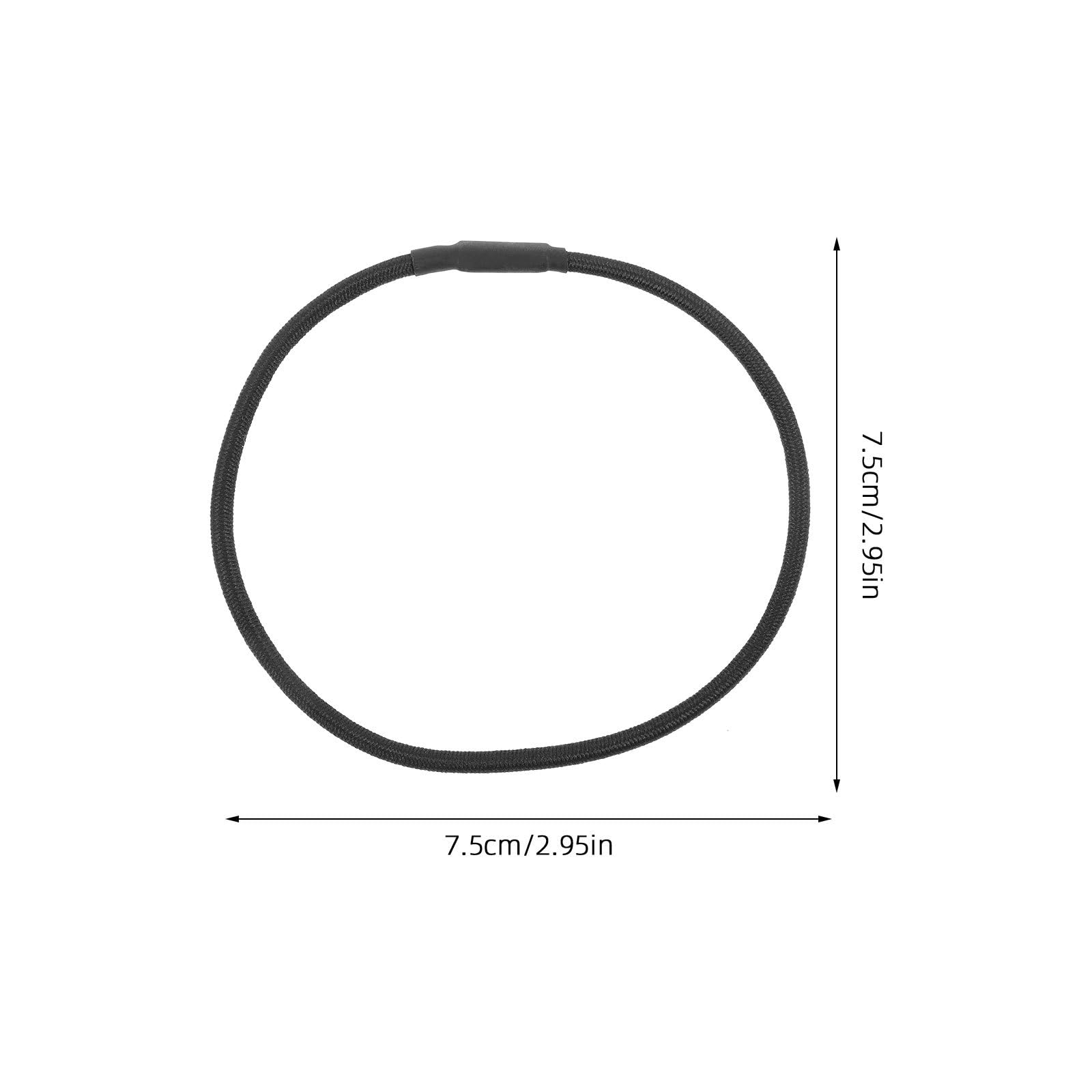 Didiseaon 10 Pièces Corde D'amortisseur à Microphone Corde Élastique Support De Micro Pour Pied Porte-micro Pour Entretien à Cadre Antichoc Support De Microphone Caoutchouc Noir