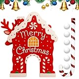 Juego de golf genérico de caña de Navidad | Juego de caña de azúcar de Navidad – Juego de juguete mini golf para casa – para fiesta, familia, jardín, celebración, salón, reunión al aire libre interior