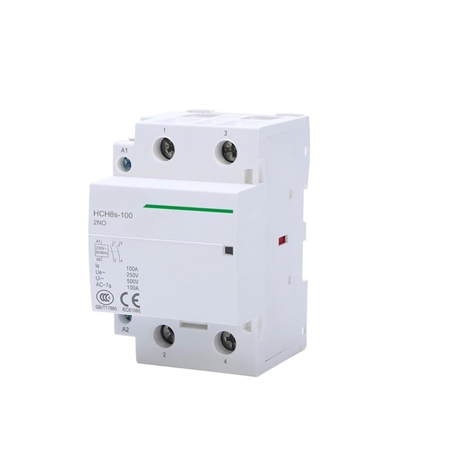 Stycznik modułowy HCH8s-100 2P 100A 2NO lub 4NO 24V 110V 220V Automatyczny do użytku domowego 1 szt. (100A 2NC AC230V)