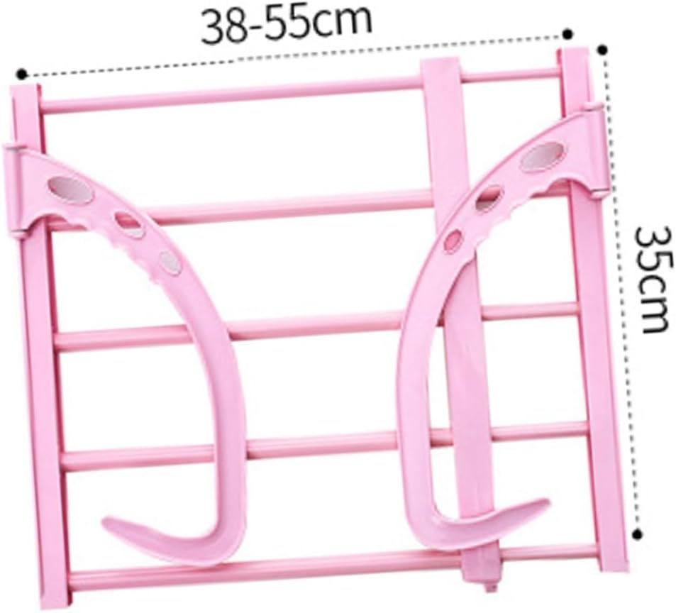 Alipis Multi-Function Retractable Balcony Drying Shoe Rack Carbon Steel Portable Clothes Drying Rack 38-55cm Adjustable Towel Storage for Indoor Use