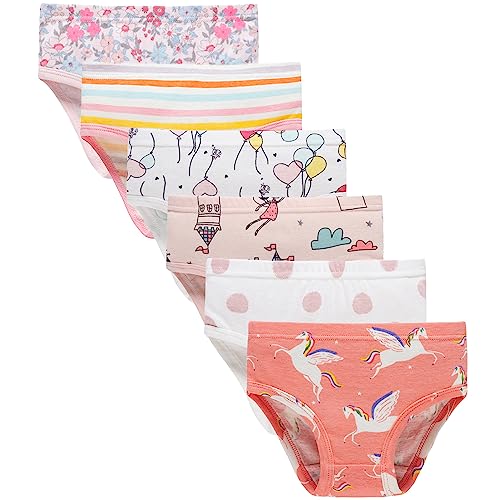 Sladatona Little Girls' Soft Cotton Underwear Bring...