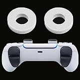 2pcs Invisible Elastic Game Joystick Anti-Wear Silicone Protective Guard for PlayStation Steam Deck Game Controller (White)