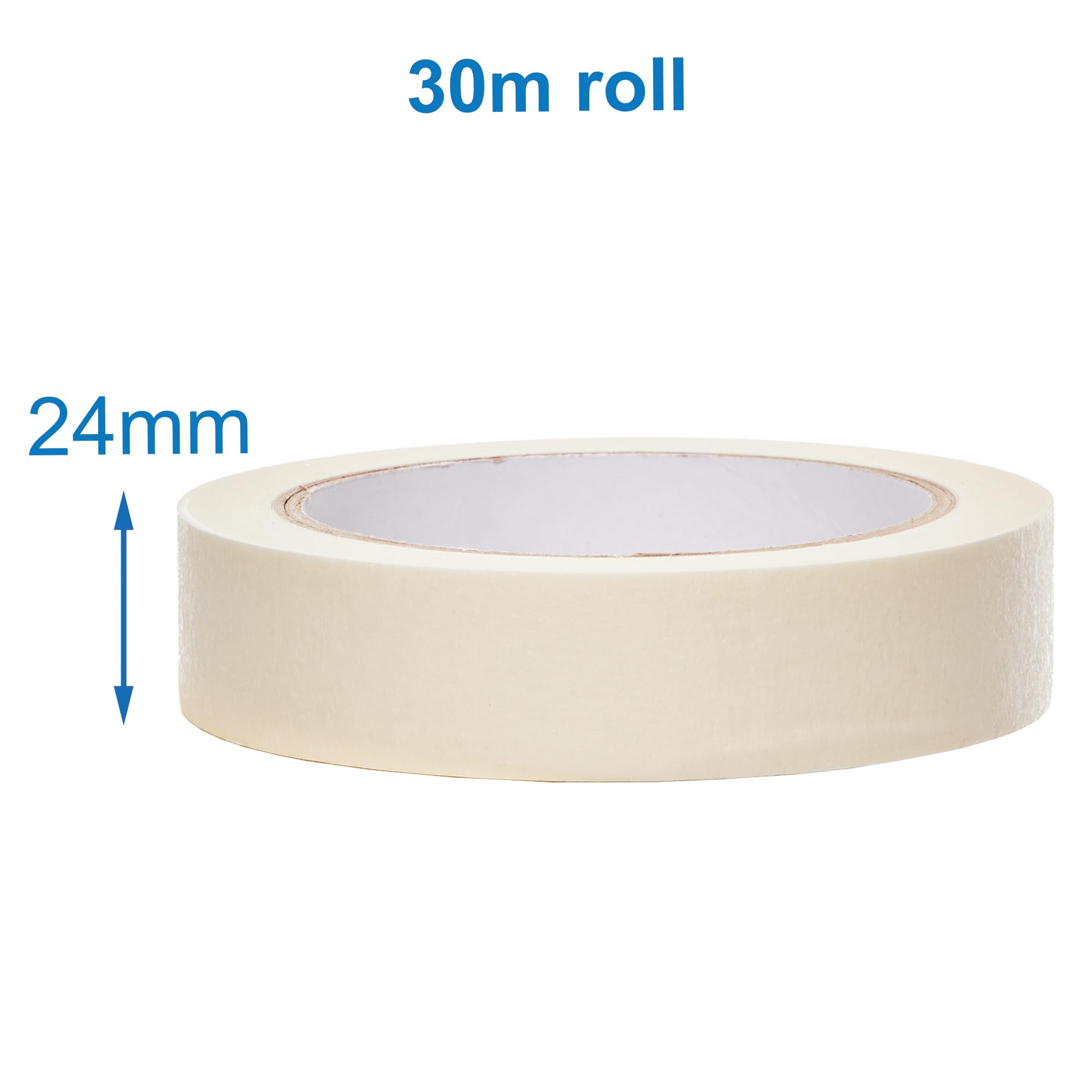 Baker Ross FN127 Masking Tape - Pack of 6, Craft Tape, Painter Tape, Paper Tape for Painting, Multicolour, 24mm x 30m - Image 4