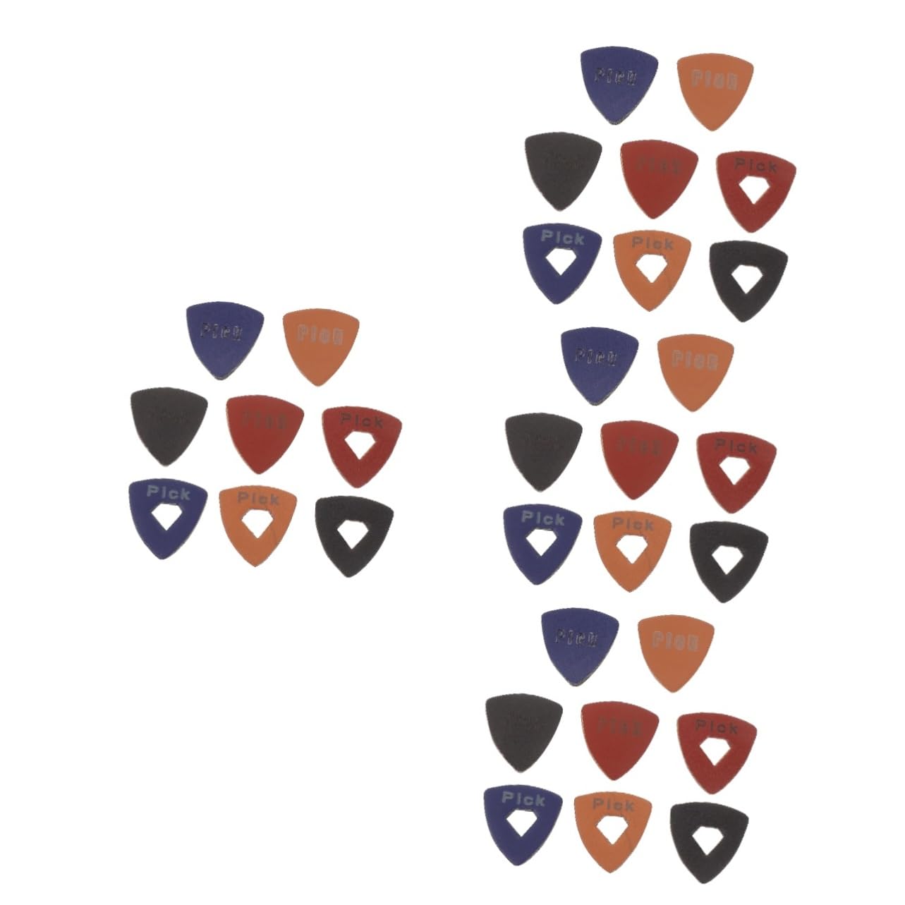 VICASKY 32 Uds Púas De Guitarra Accesorios De Guitarra Púas De Ukelele De Bajo De Dedo De De Pulgar De Cuero Genuino
