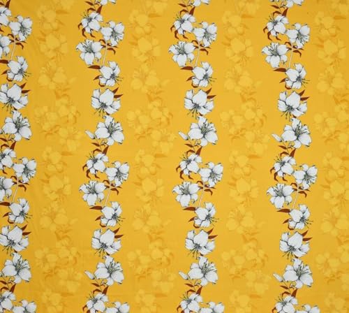 Image of Glace Cotton Single Bedsheet 60x90 Inch with 1 Pillow Cover 18x28 Inch - Bright Yellow Floral Print Bed Sheet Set - Soft Flat Bedcover for Single Mattress Bedroom Hostel Room - Yellow Flower
