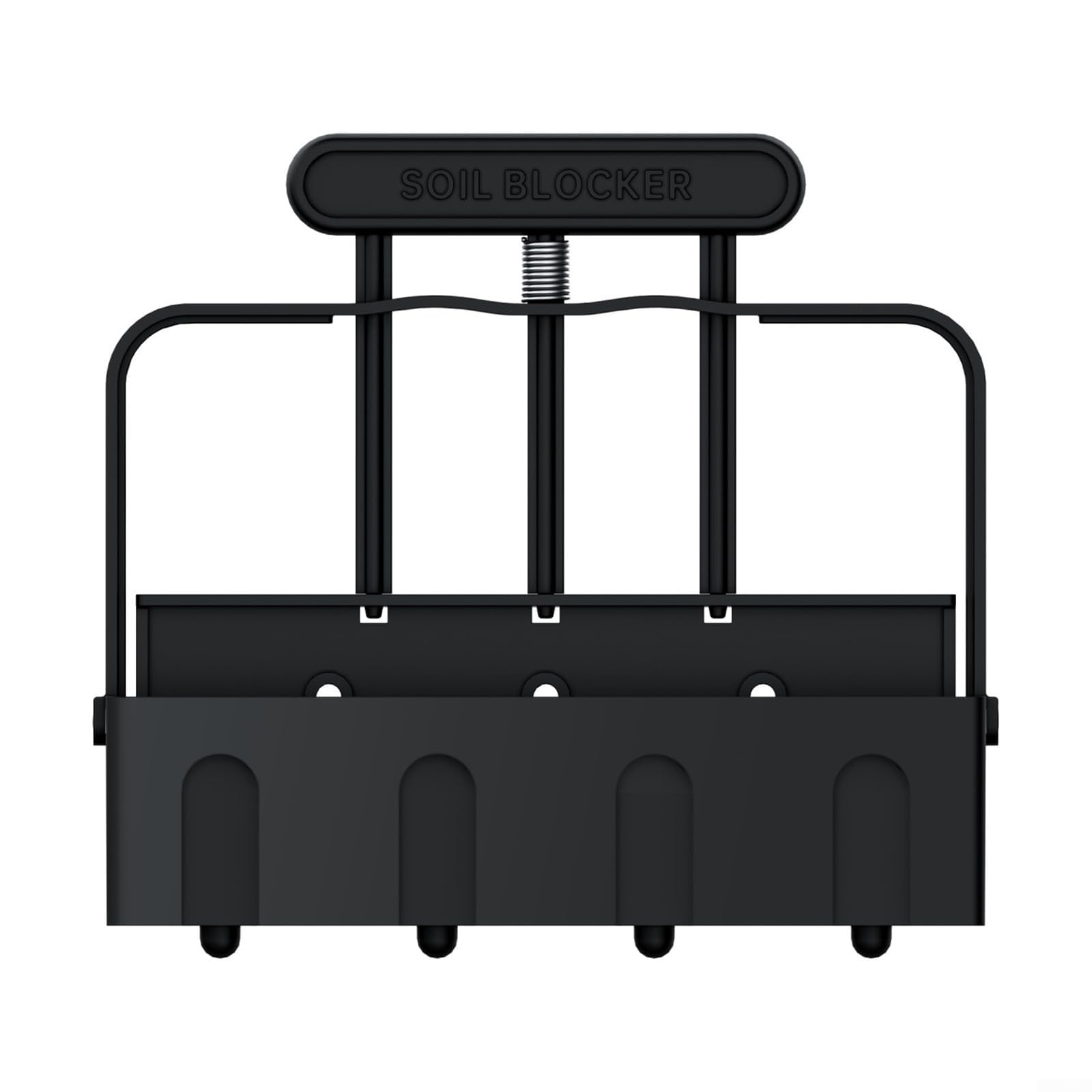 Juego de 5 Piezas de compactadores de Tierra manuales: compactador Cuadrado Manual para jardinería, germinación de Semillas, Herramienta ecológica para Bloques