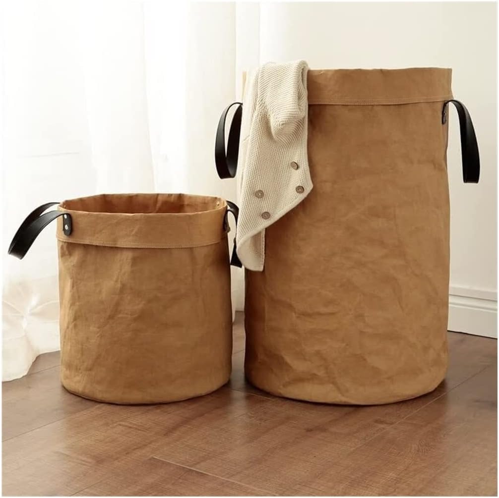 Laundry Basket Clothes Hamper Laundry Basket Dirty Clothes Storage Basket Paper Waterproof Home Laundry Hamper Laundry Hamper for Dorm(40 * 60cm)