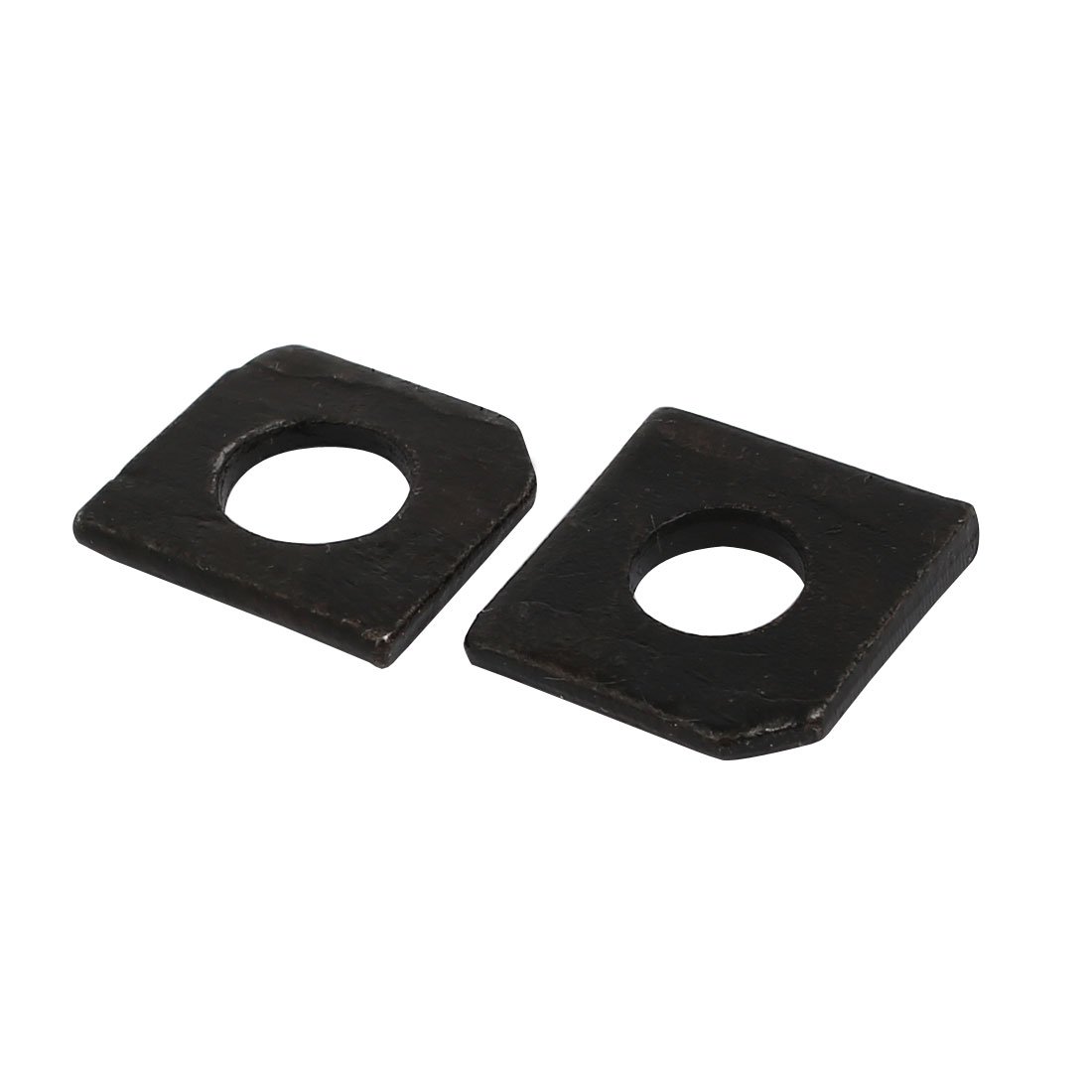 Aexit M6 Industrial quality Parts Carbon Steel Square Locking Washer Gasket Black 20pcs Model:62as658qo675