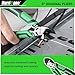 HURRICANE 3 Pieces Pliers Set, Heavy-duty Pliers Set, with 8 Inch Linesman pliers, 8 Inch Needle Nose pliers and 6 Inch Diagonal Cutting pliers for Basic Repair