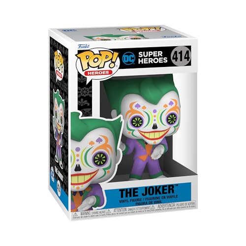 Funko Pop! Heroes: Dia de Los DC - The Joker - DC Comics- Figurine en Vinyle à Collectionner - Idée de Cadeau - Produits Officiels - Jouets pour Les Enfants...