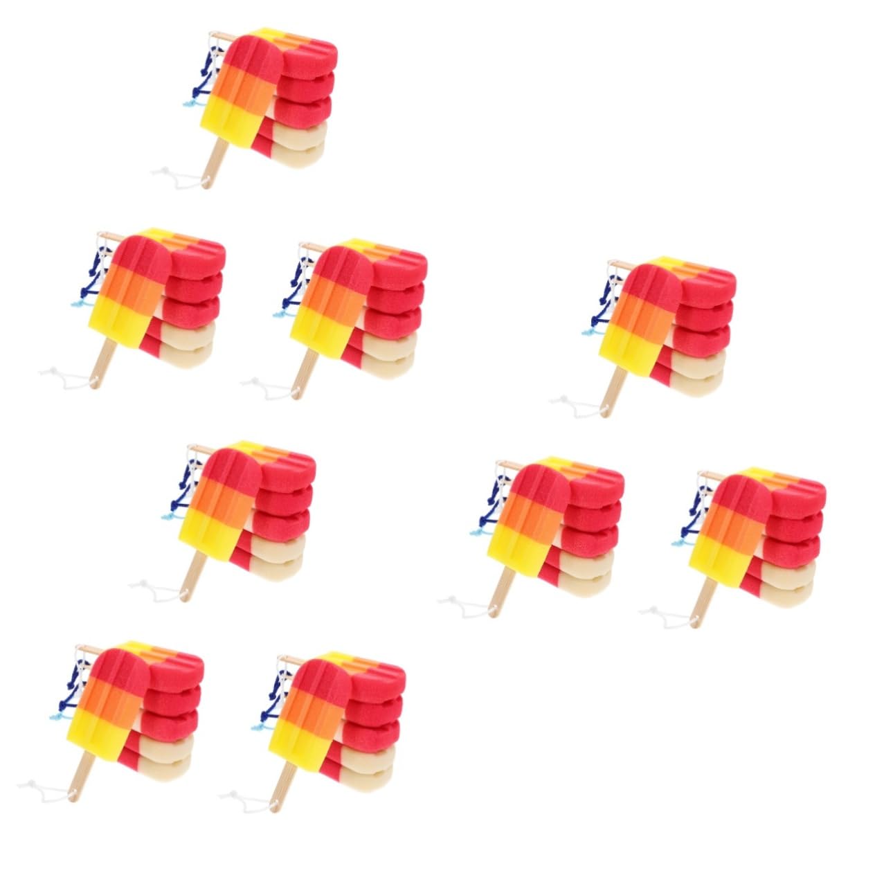 KOMBIUDA 18pezzi Spugne Esfolianti Per Doccia Accessori Da Bagno Morbidi e Leggeri Per Igiene Per Uomini e Donne Colorazioni Casual