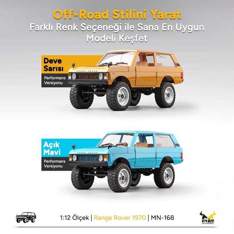 MN Model MN168 1/12 Range Rover Classic 1970 4WD Crawler Offroad
