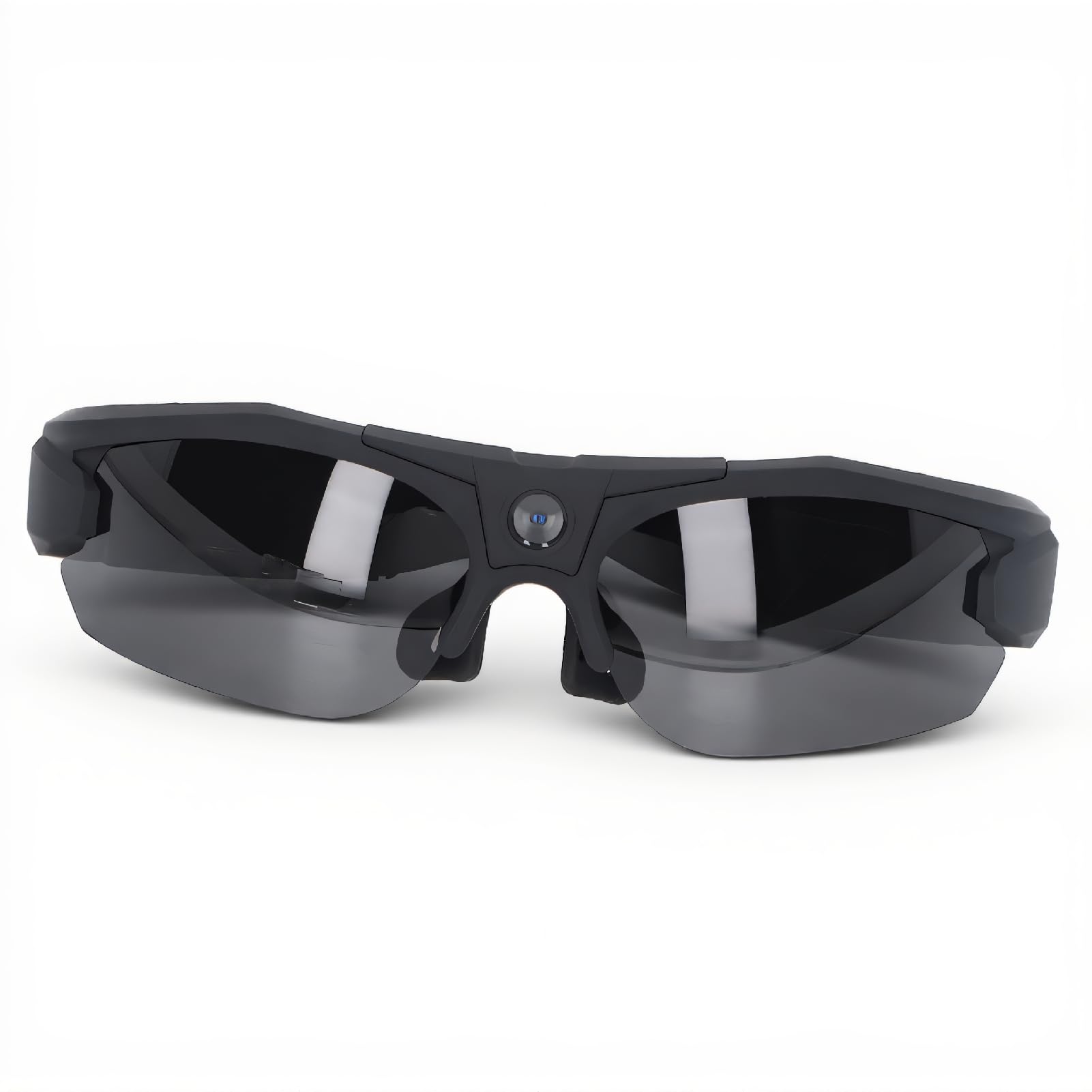 Cámara para Gafas de Sol, HD 1920x1080, con Lente Transparente, Conectividad WiFi, Gran Capacidad de Almacenamiento, Ajuste Universal, para Viajes al Aire Libre