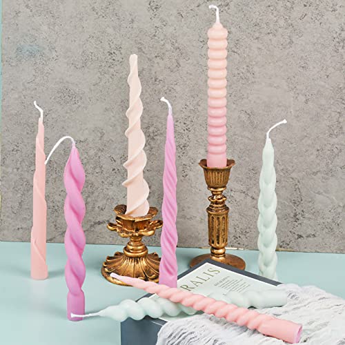 ESEDAGE 8-Pack Spiral Molds