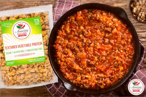 Amazing Chiles & Spices HU-XI-201 Textured Vegetable Protein  thumb #4