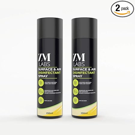 ZM Labs Air & Surface disinfectant Spray Pack of 2 (250 ML each)