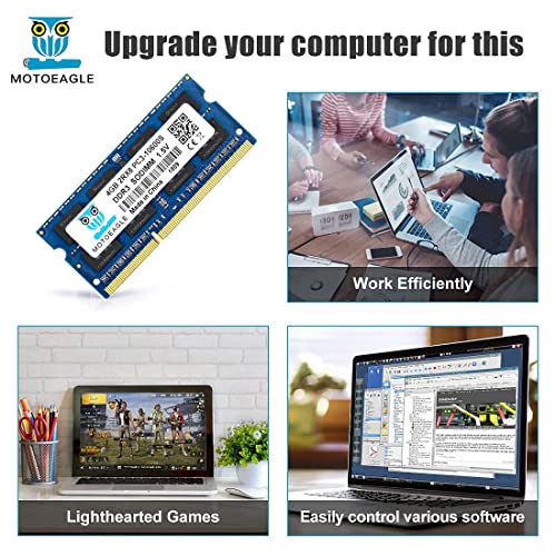 Image of 16GB 4 x 4 GB DDR3 1333MHz Kit PC3-10600S 2Rx8 PC3 10600 SODIMM 204 Pin 1.5V Laptop Memory HYNIX IC