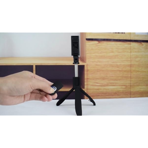 Abafia Bluetooth Selfie Stick, 3 in 1 Wireless Selfie Stick Stativ 360° Rotation, Einziehbarer Tragbarer Handy Selfie… – Bild 8