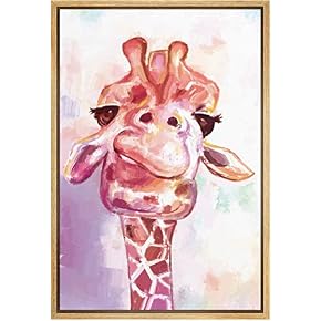 SIGNWIN Framed Canvas Wall Art Cute Nursery Baby...