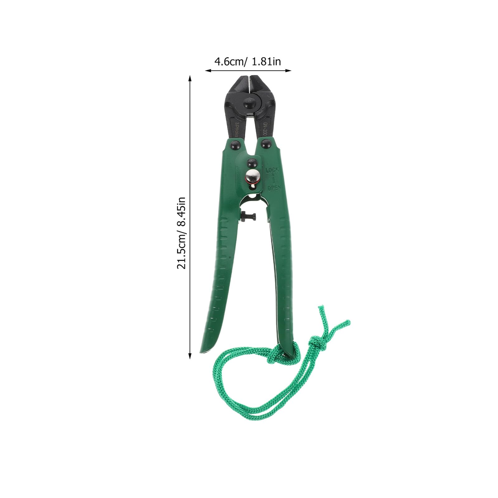 Pinze Multifunzione per Gioielli, Taglio e Riparazione, Acciaio | Punta Fine, Apertura Massima 6mm, Impugnatura Confortevole, Verde, per Lavori di Precisione e Controllo Accurato