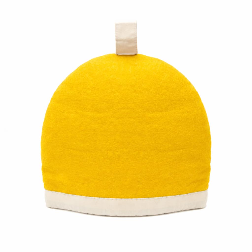 Glaciart One Wool Teapot Cozy Kettle Cover | Dome Shaped Large Tea Cosy, Kettle or French Press | Handmade & Needle Felted from Natural Wool | Warms Up to 2 Hours | Great as Gift - tea cozies | Mubboo