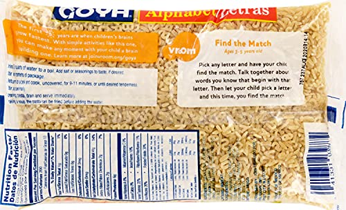 Goya Alphabet Pasta, 7 Ounce #TOP2