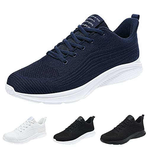 Baskets à enfiler confortables homme chaussures de marche coupe large légères - 6