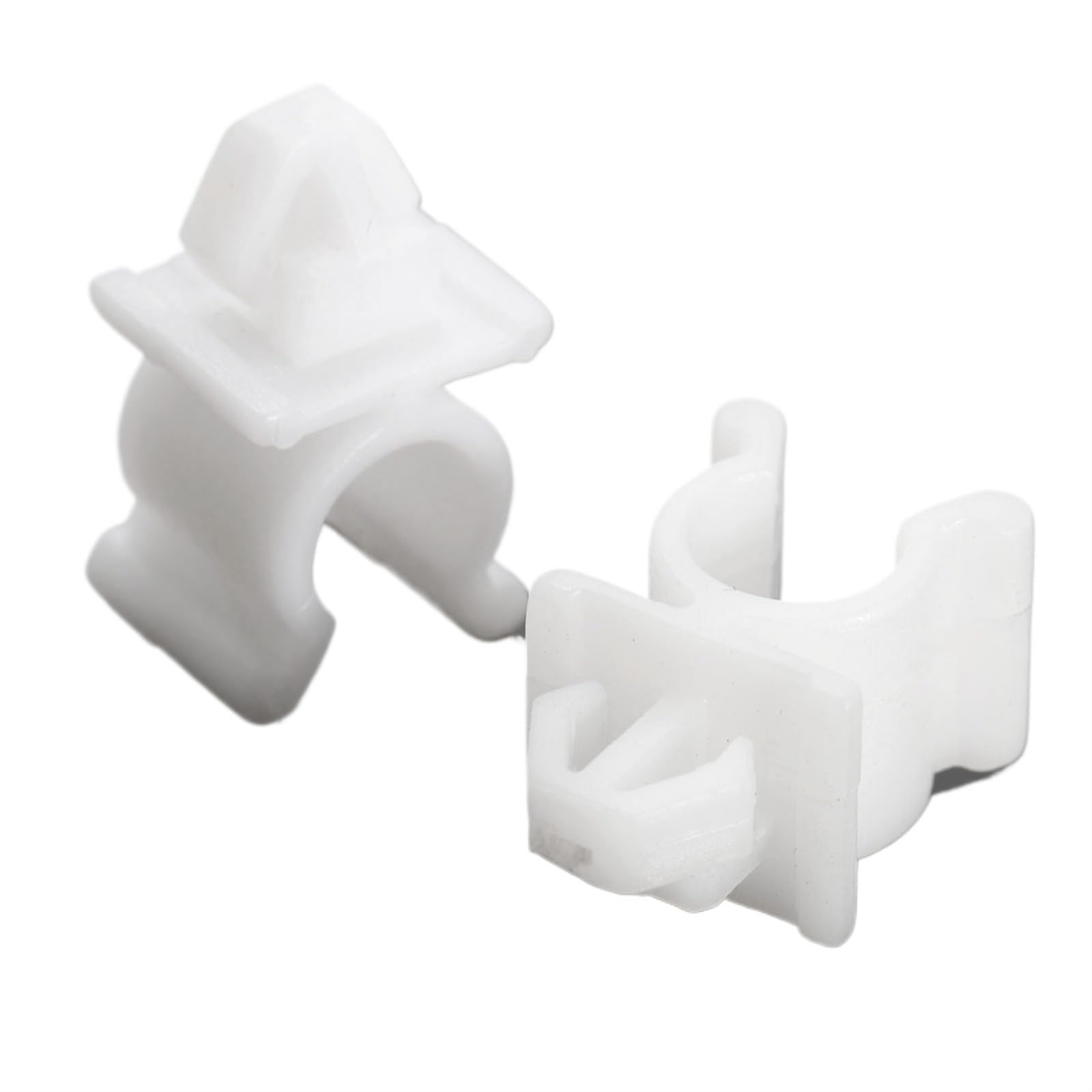 YTQMoreBNZ 50Pcs 9mm Hole White Auto Rivets Hood Bonnet Prop Rod Clip Support Clamp Holder Panel Fender Bumper Car Fastener Clip For Nissan
