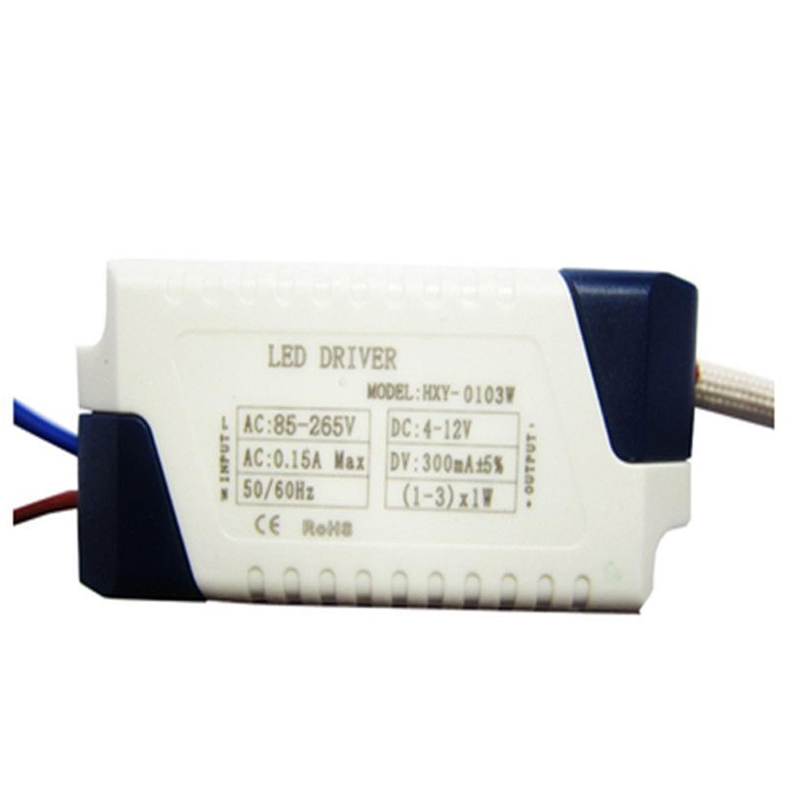 1 alimentatore driver LED 3-5X1W con plafoniera a corrente costante integrata da 3W e ​​ballast IC