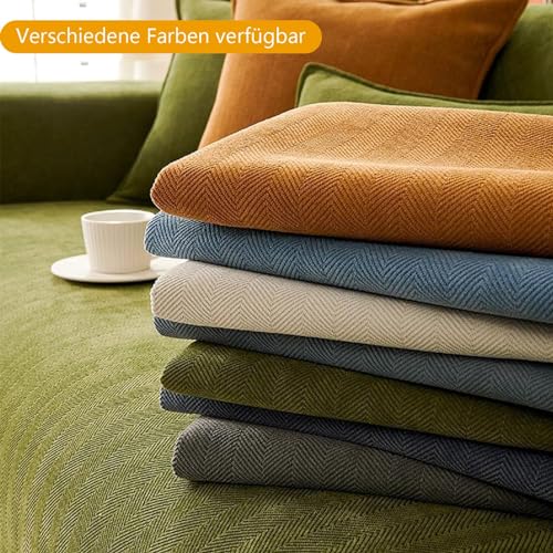 Couverture antidérapante pour canapé en forme de L jeté élégant - 6