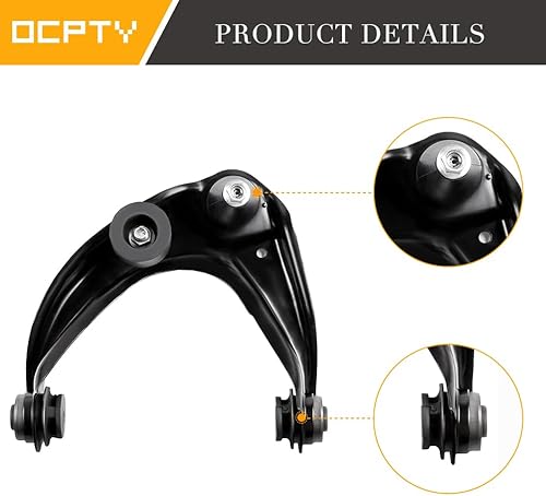 Miniatura 2 de OCPTY Kit de 12 piezas de suspensión delantera superior 4 brazo de control inferior derecho y rótula 2 barras estabilizadoras enlace final 2