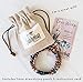 Subherban Essential Oil Lava Rock Diffuser Bracelet - HANDMADE IN THE USA - Aromatherapy Gemstone Bracelets for Women - Relaxation Gift for Women