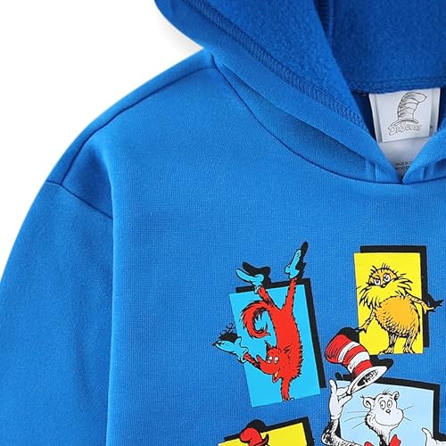 Image of Dr. Seuss Cat in the Hat Boys Hoodie and Pants Set for Toddler to Big Kids