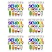 Batterys Life of A School Lunchs Lady Iron on Transfer for Hats 6pcs