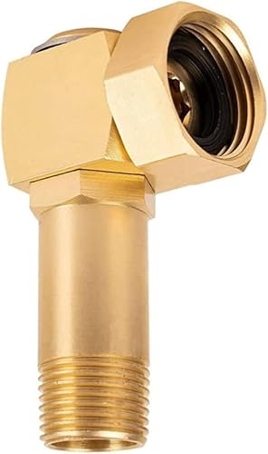 G1/2 Brass Hose Reel Parts Fittings,Garden Hose Adapter, Brass Replacement Part Swivel For Connecting Garden Sprinkler Irrigation Systems With Water Pipes