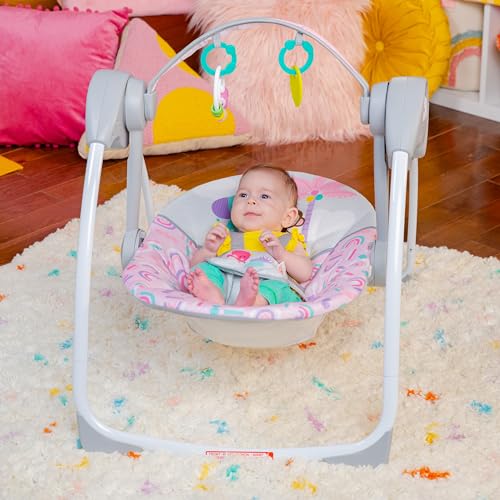 33% Off Bright Starts Baby Swing with Music & Toys - Image 3