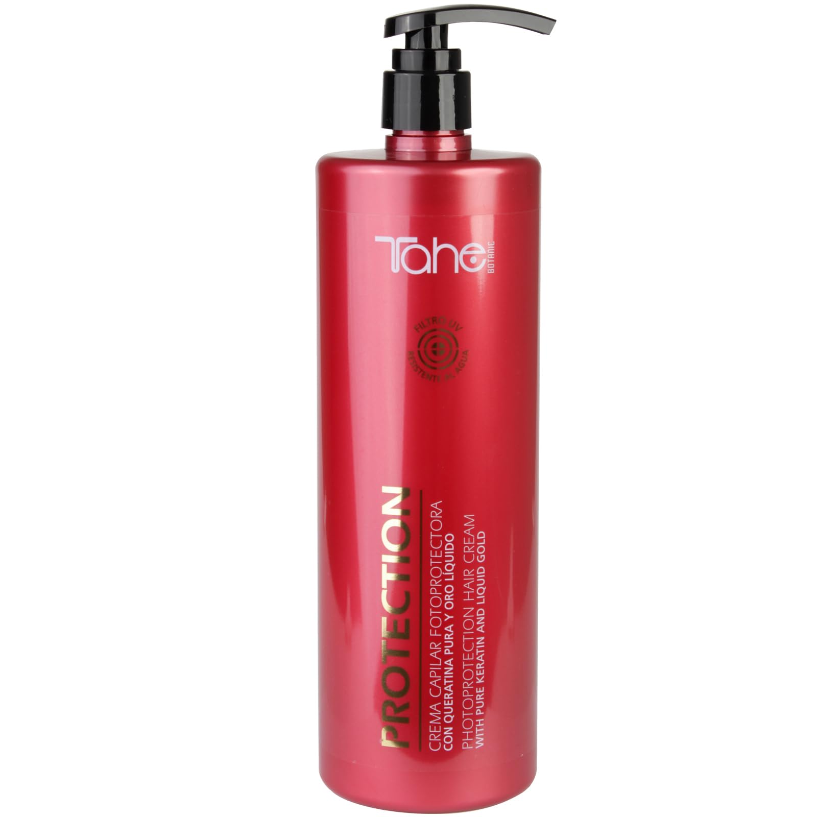 Tahe Botanic Solar Crema Capilar Fotoprotectora Protection, para cabello expuestos al sol, cloro o sal (1000 ml)