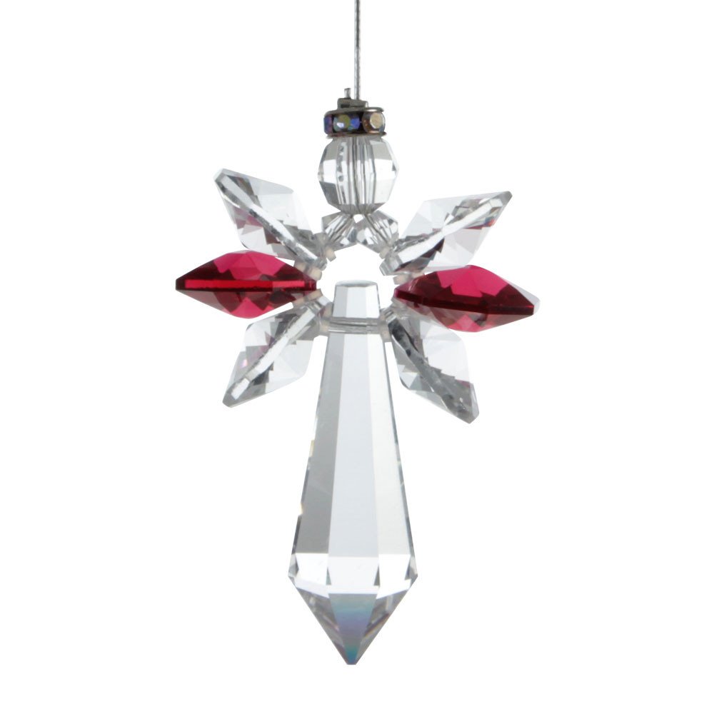 Crystals Rubin Lucky Crystal Angel, Crystal, 19,4 X 3,5 X 1 Cm