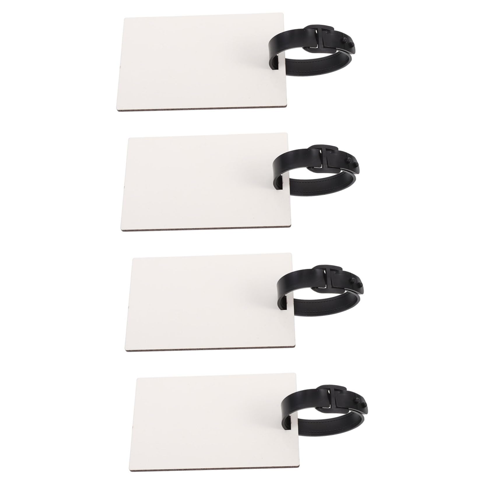 Lurrose 16pezzi Etichette Bagaglio Vuote Per Trasferimento Termico Targhette Per Valigia Personalizzabili Per Diy e Sublimazione e Resistenti