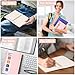 LABUK Hardcover Spiral Notebook for Women, A5 Lined Pink Journaling Notebooks for Work, 5.5 x 8in 160Pages Spiral Journal for Writing