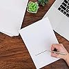 Blank White Greeting Cards With White Envelopes 5" x 7" Pack Of 40 Printable Note Cards With Corresponding Envelopes #3