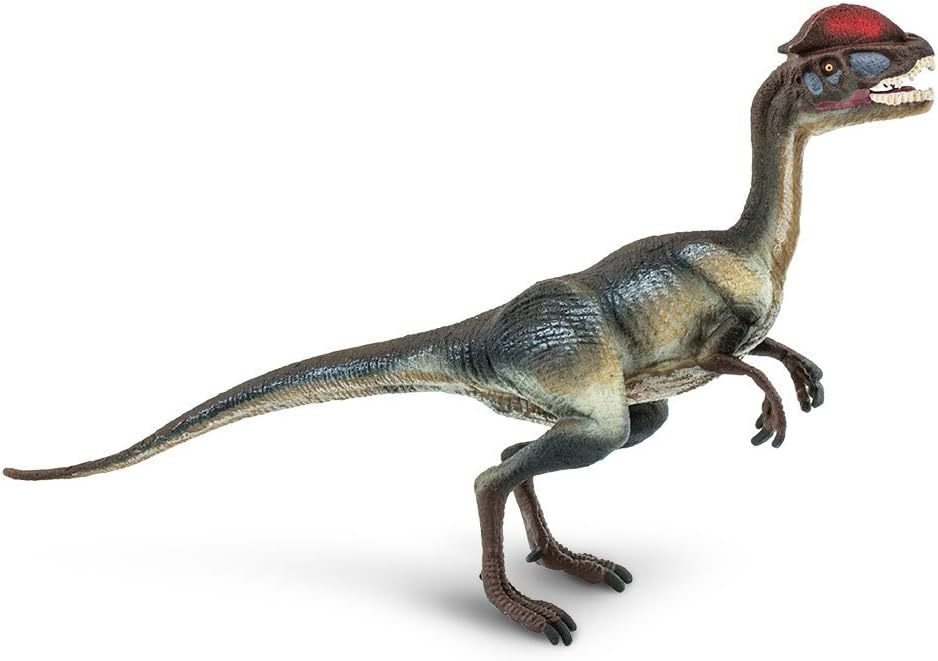 Dilophosaurus Figurine - Detailed 5.27" Dinosaur Figure - Educational Toy for Boys, Girls, and Kids Ages 3+