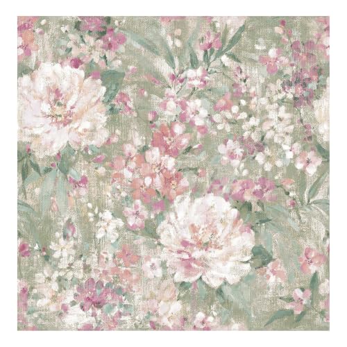 Laura Ashley Mayville Hedgerow Green Wallpaper